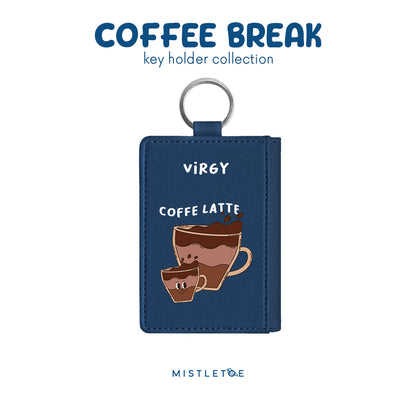 Team Coffee Latte - Key Holder - Navy Blue