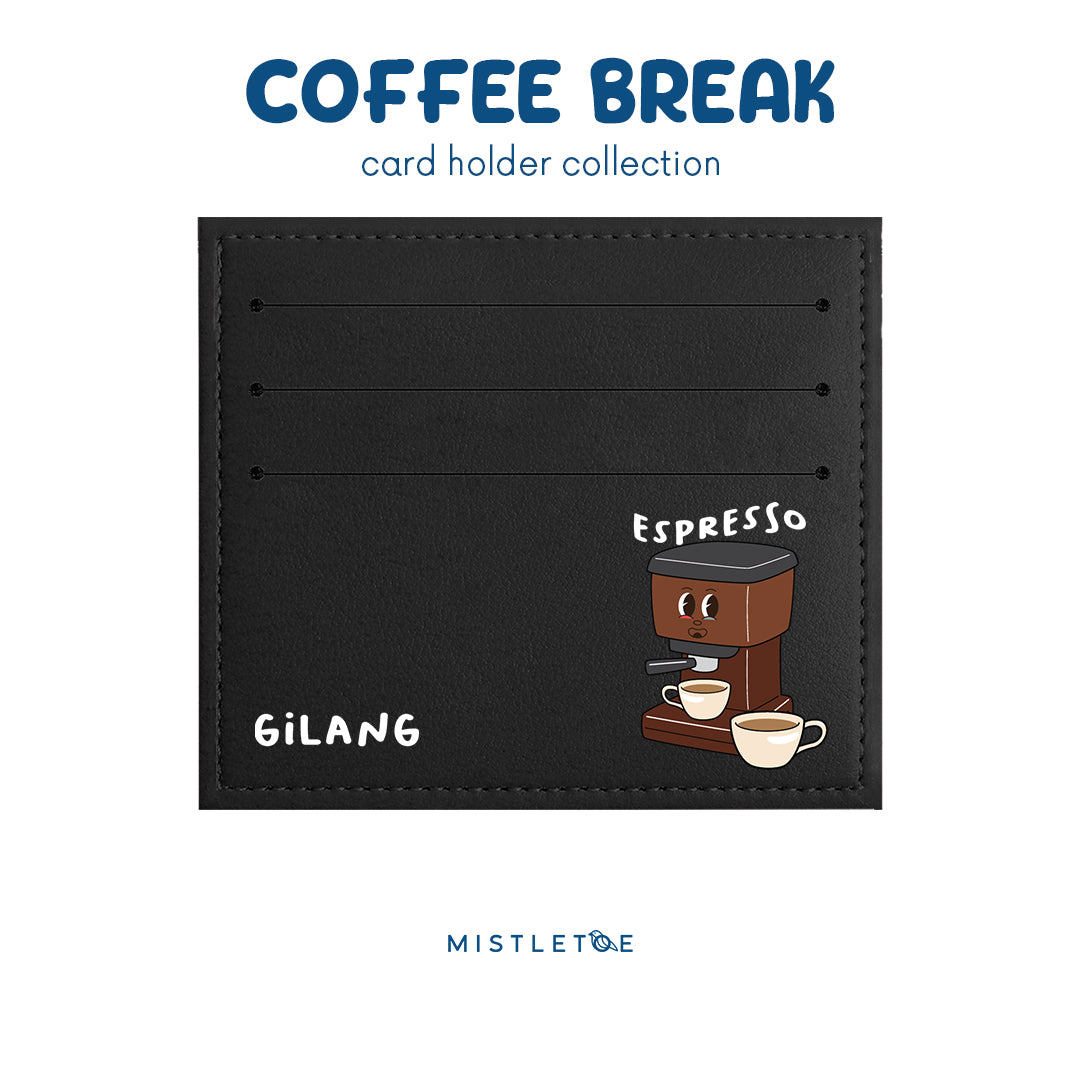 Team Espresso - Card Holder - Charcoal Black