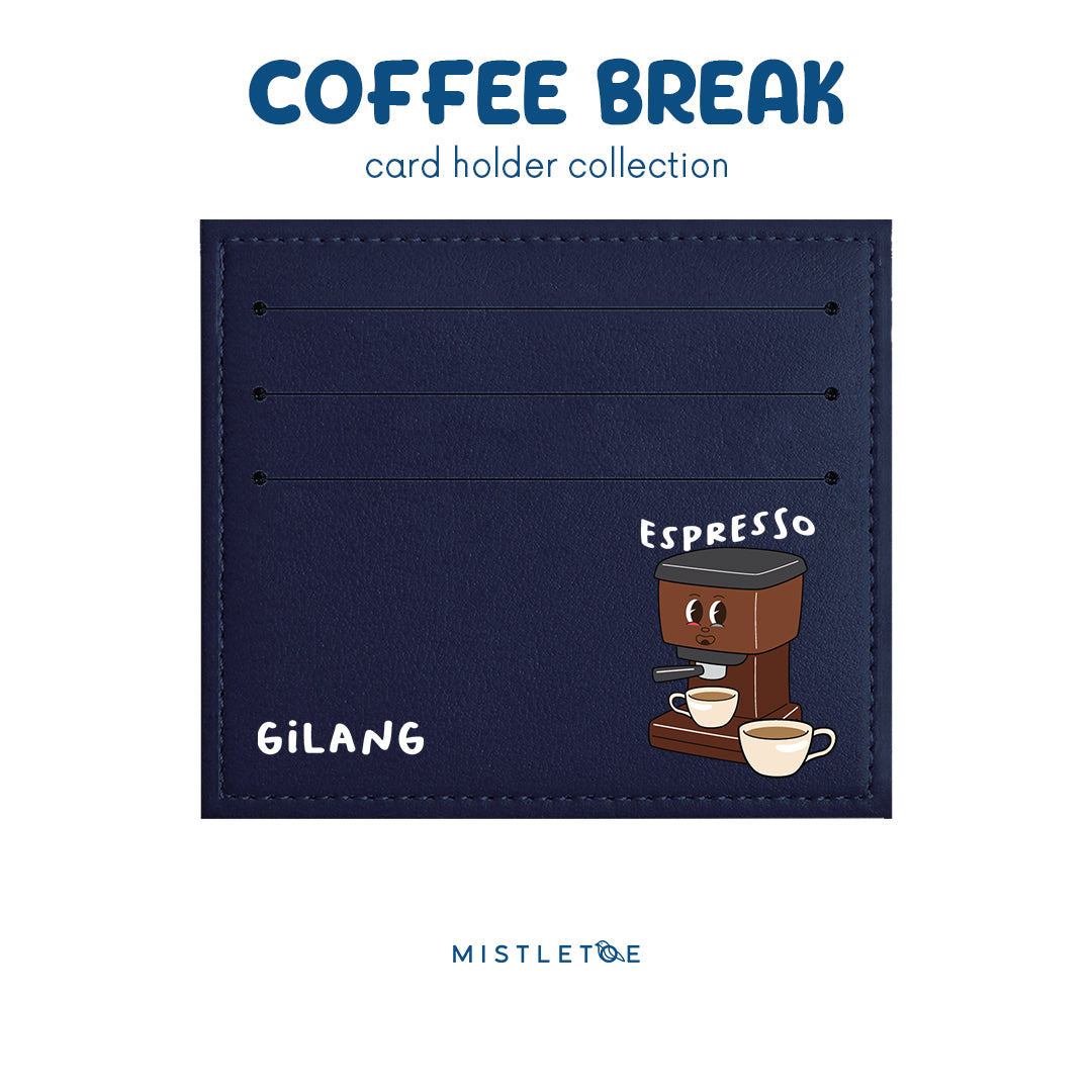 Team Espresso - Card Holder - Navy Blue