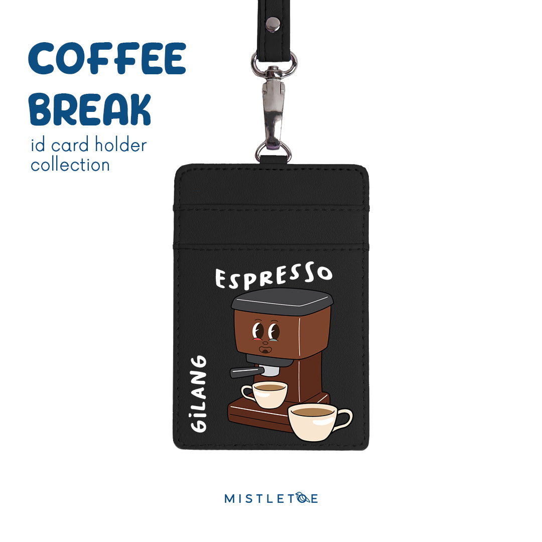 Team Espresso - ID Card Holder - Charcoal Black