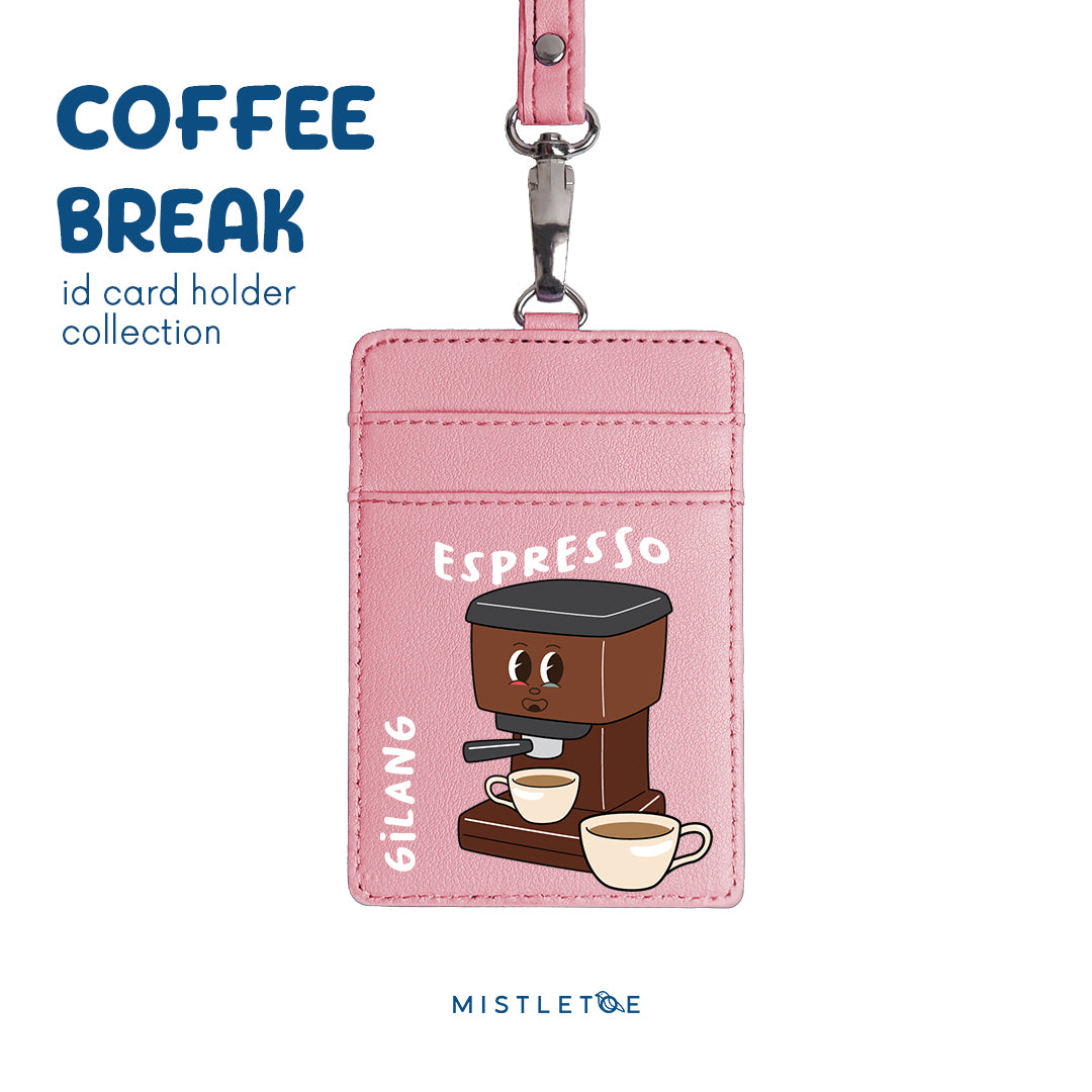 Team Espresso - ID Card Holder - Blossom Pink