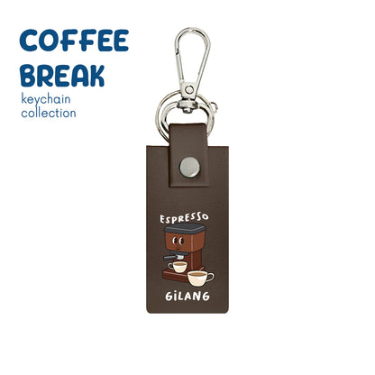 Team Espresso - Keychain - Mocha Brown