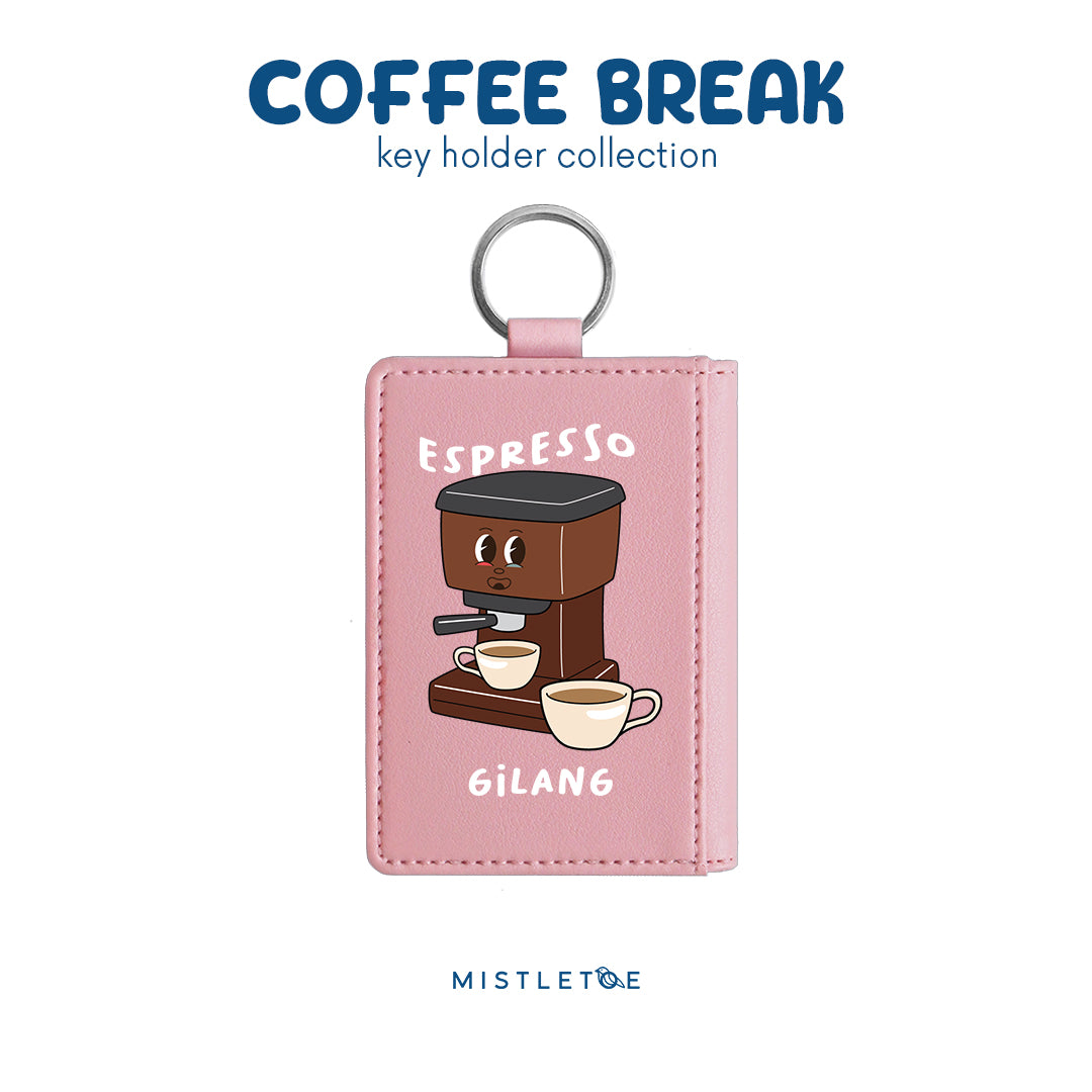 Team Espresso - Key Holder - Blossom Pink