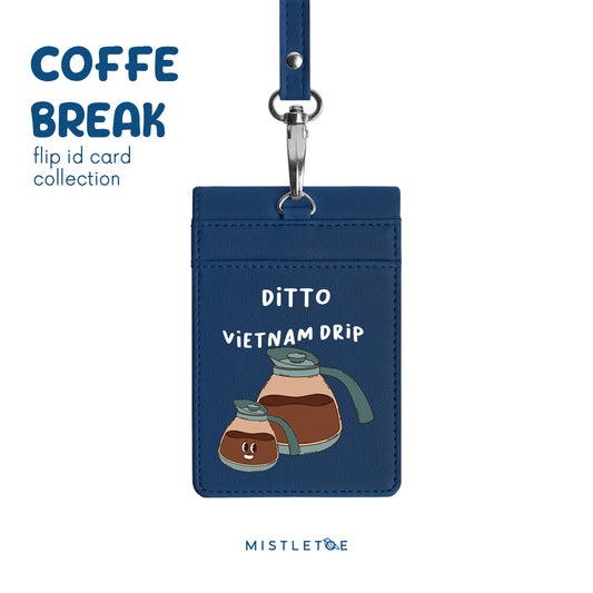 Team Vietnam Drip - Flip ID Card - Navy Blue