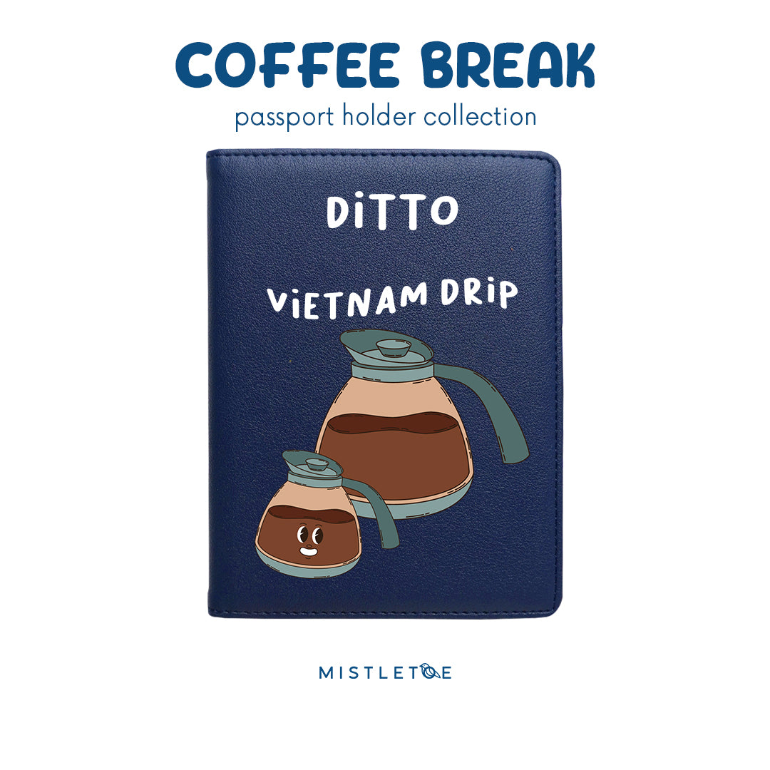 Team Vietnam Drip - Passport Holder - Navy Blue