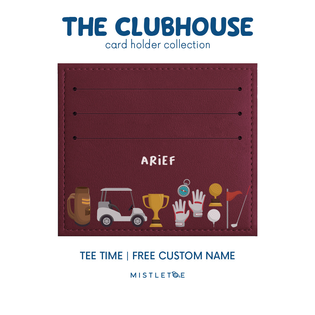 Tee Time - Card Holder