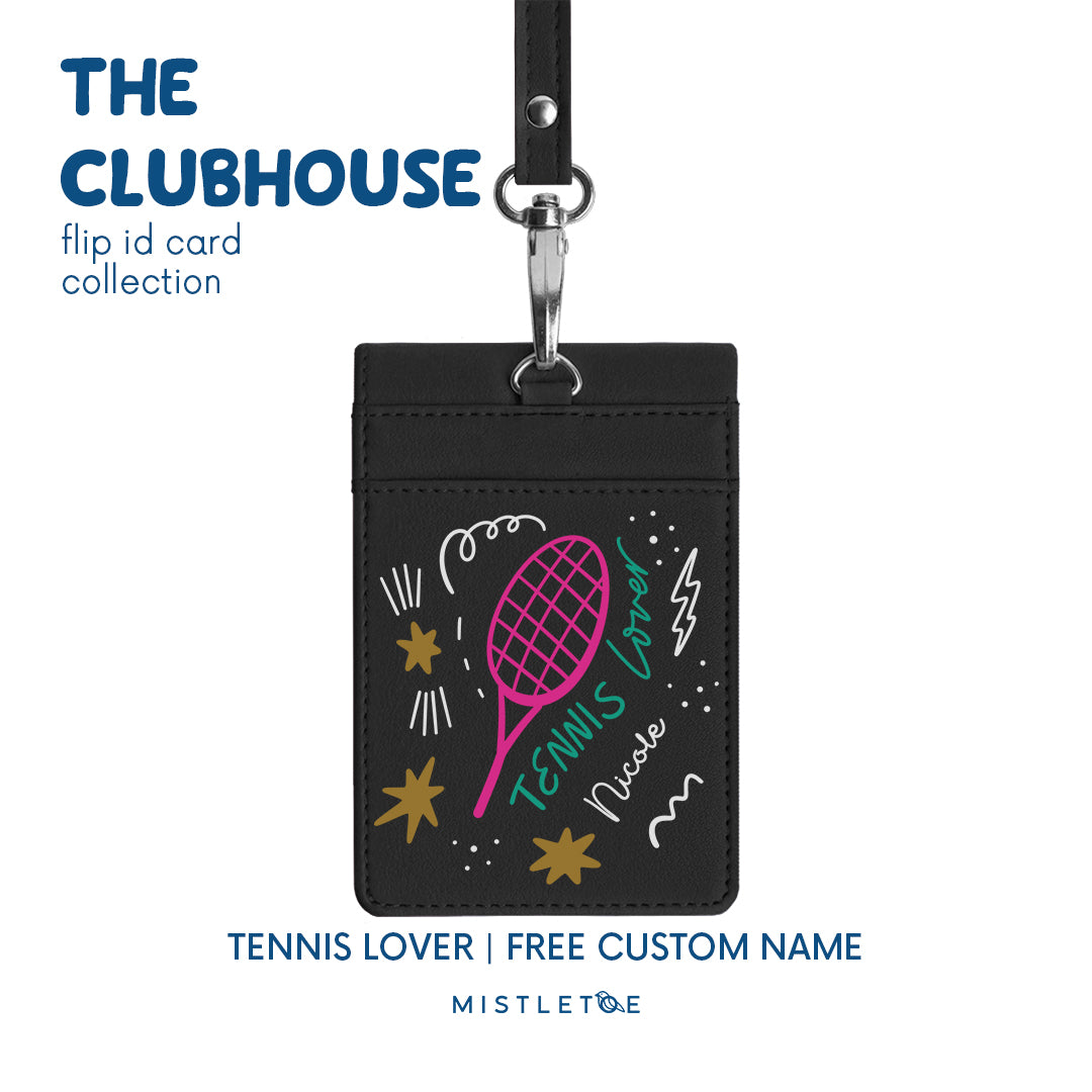 Tennis Lover - Flip ID Card | Lanyard