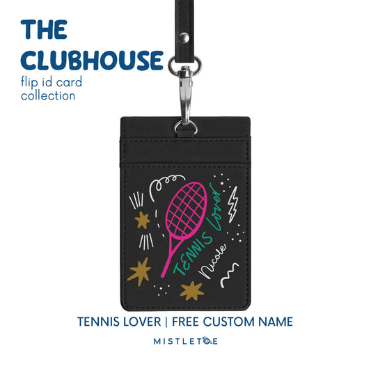 Tennis Lover - Flip ID Card | Lanyard