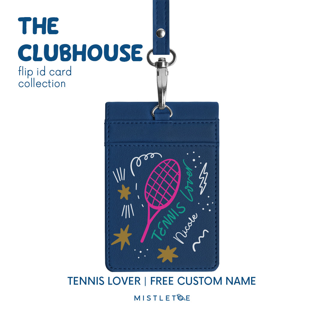 Tennis Lover - Flip ID Card | Lanyard