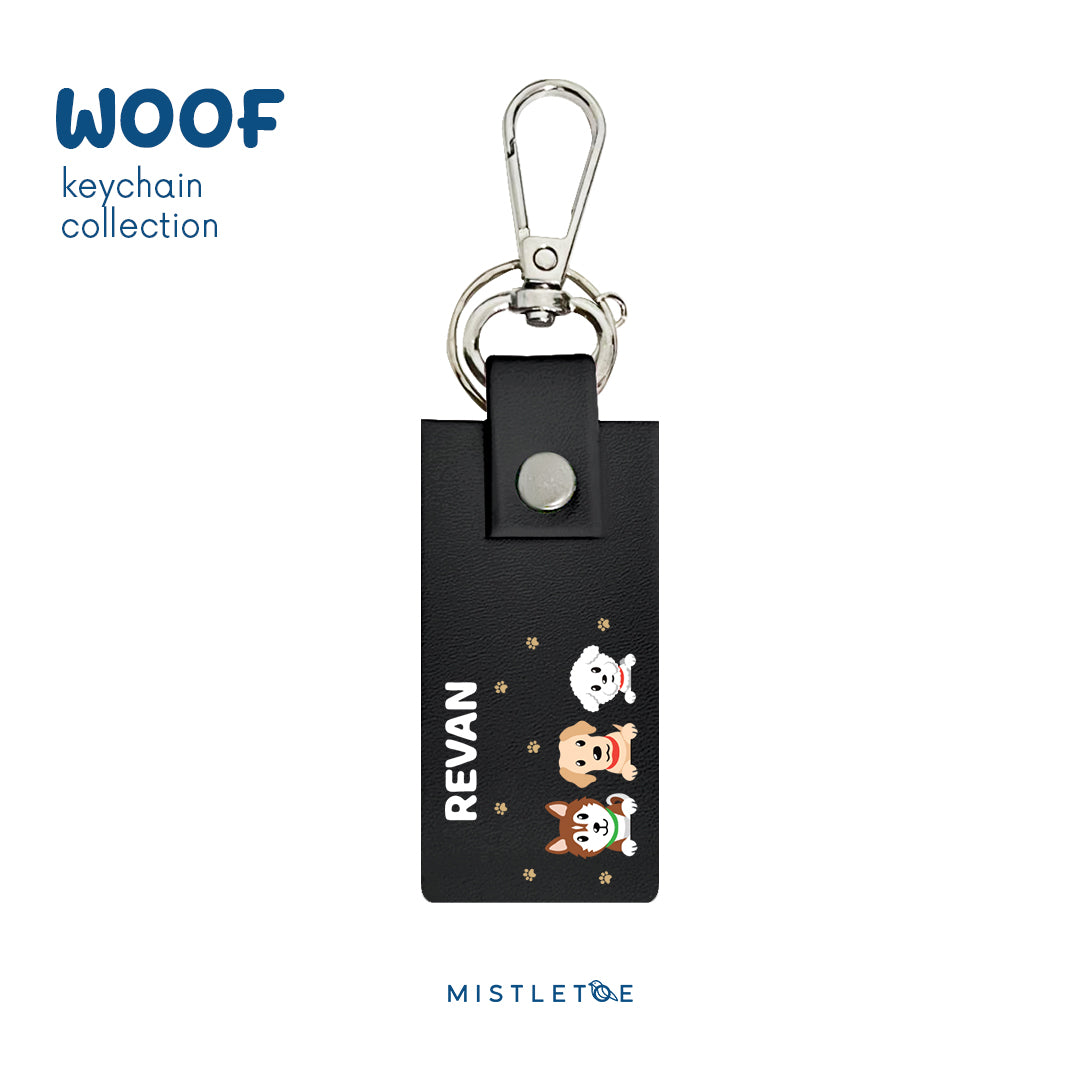 Three Woofketeers - Keychain