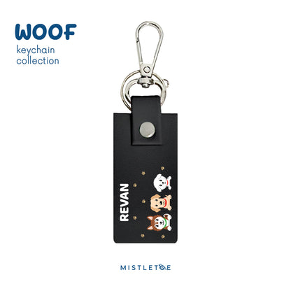 Three Woofketeers - Keychain