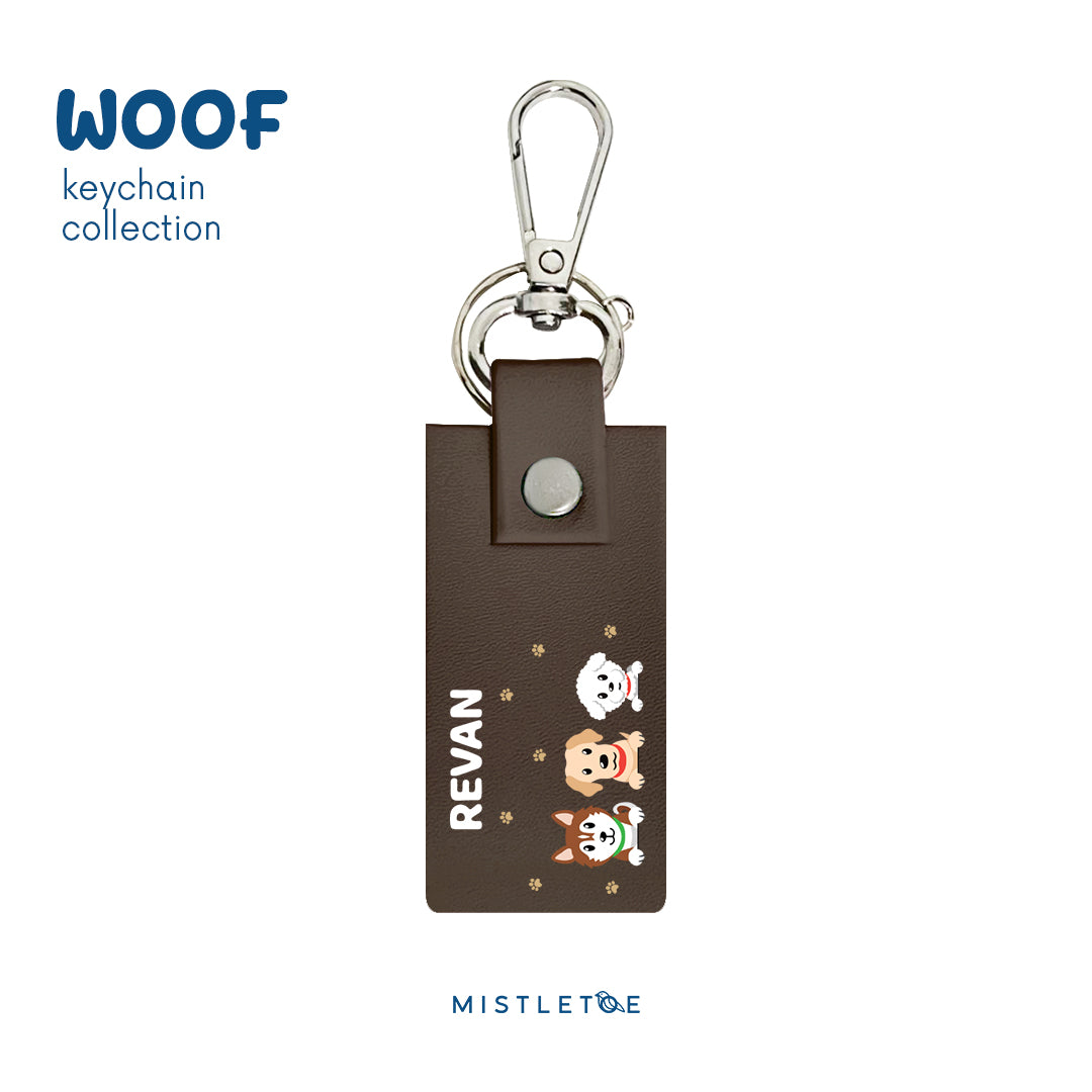 Three Woofketeers - Keychain