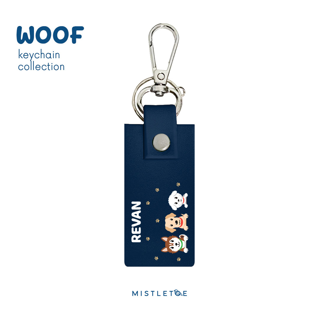 Three Woofketeers - Keychain