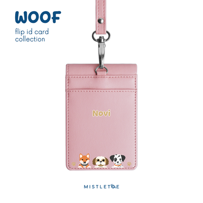 Three Woofketeers - Flip ID Card | Lanyard