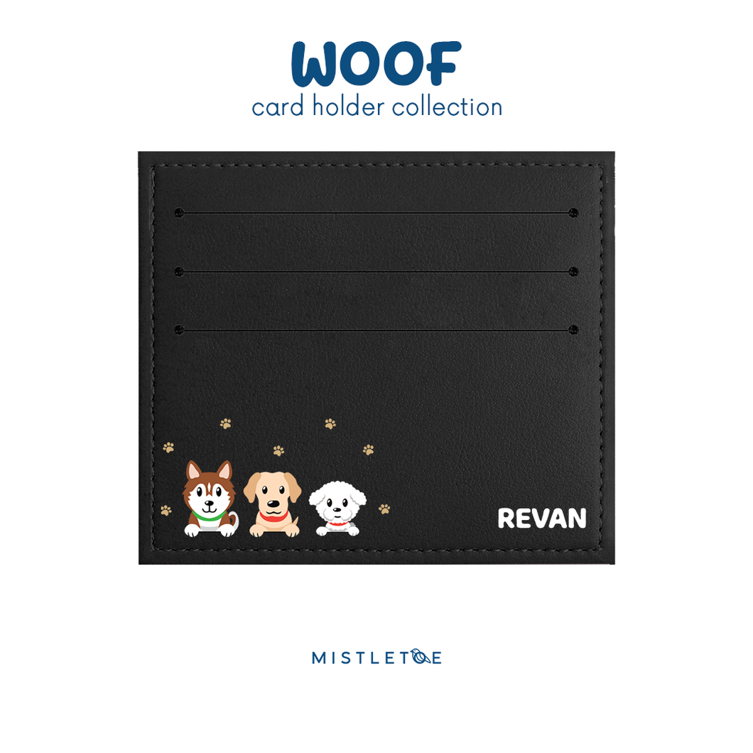 Three Woofketeers v2 - Card Holder
