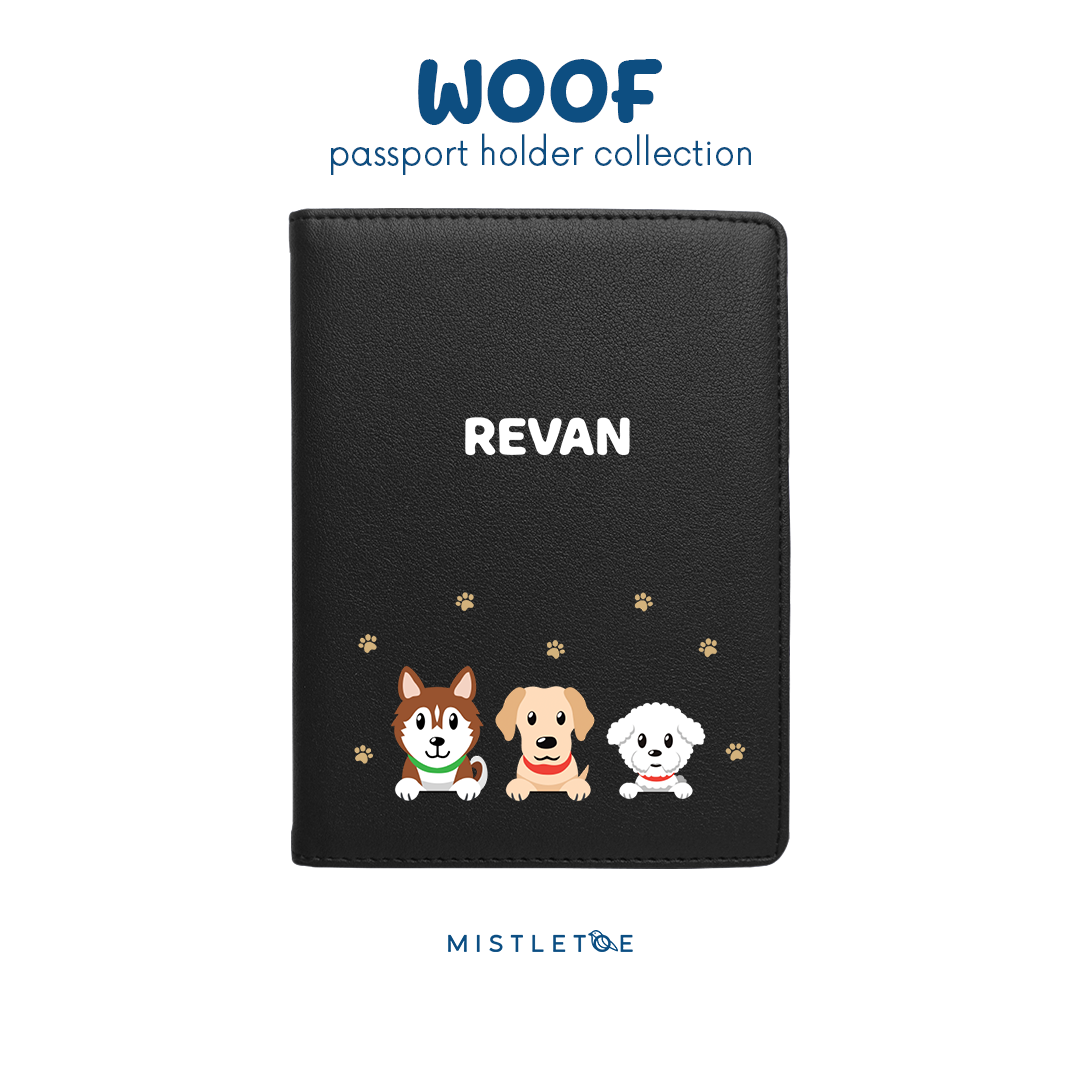 Three Woofketeers v2 - Passport Holder