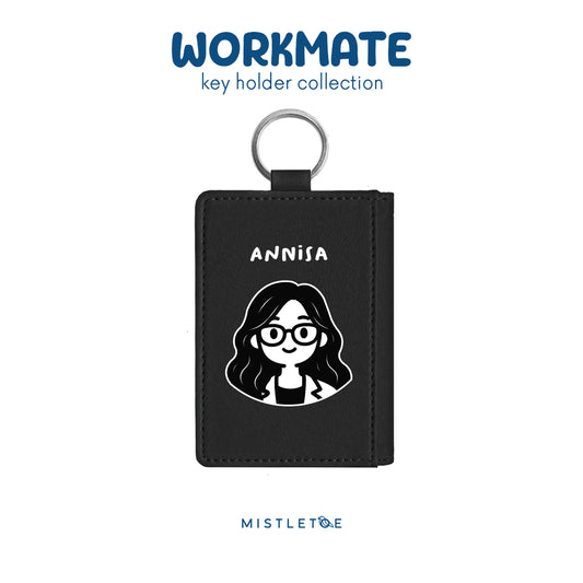Wavy Girl - Key Holder - Charcoal Black