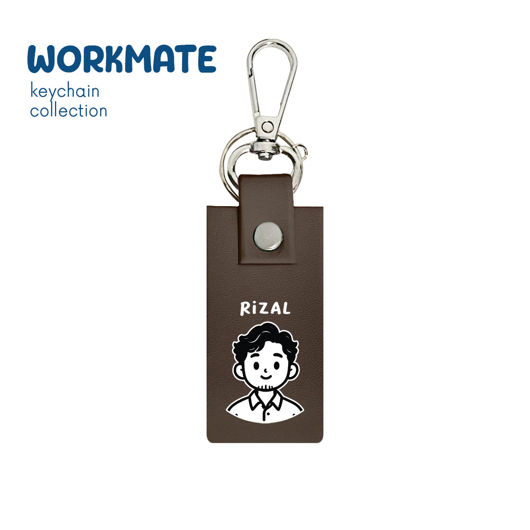 Wavy Guy - Keychain - Mocha Brown