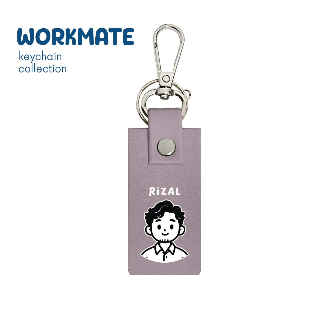 Wavy Guy - Keychain - Dusty Lavender