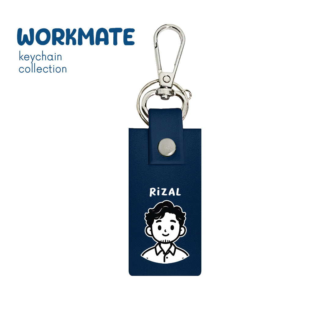 Wavy Guy - Keychain - Navy Blue