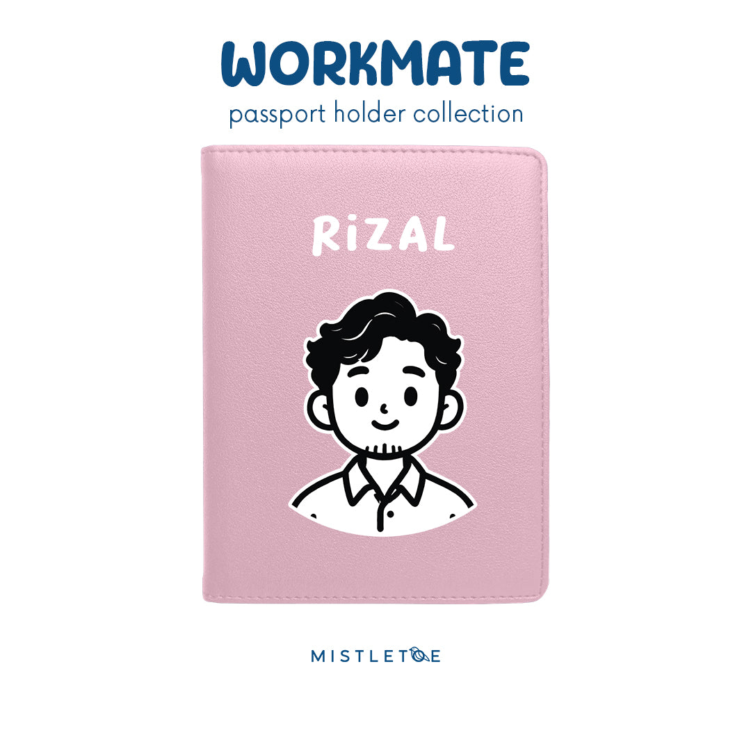 Wavy Guy - Passport Holder - Blossom Pink