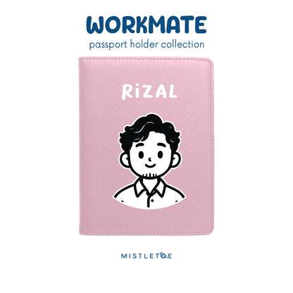 Wavy Guy - Passport Holder - Blossom Pink