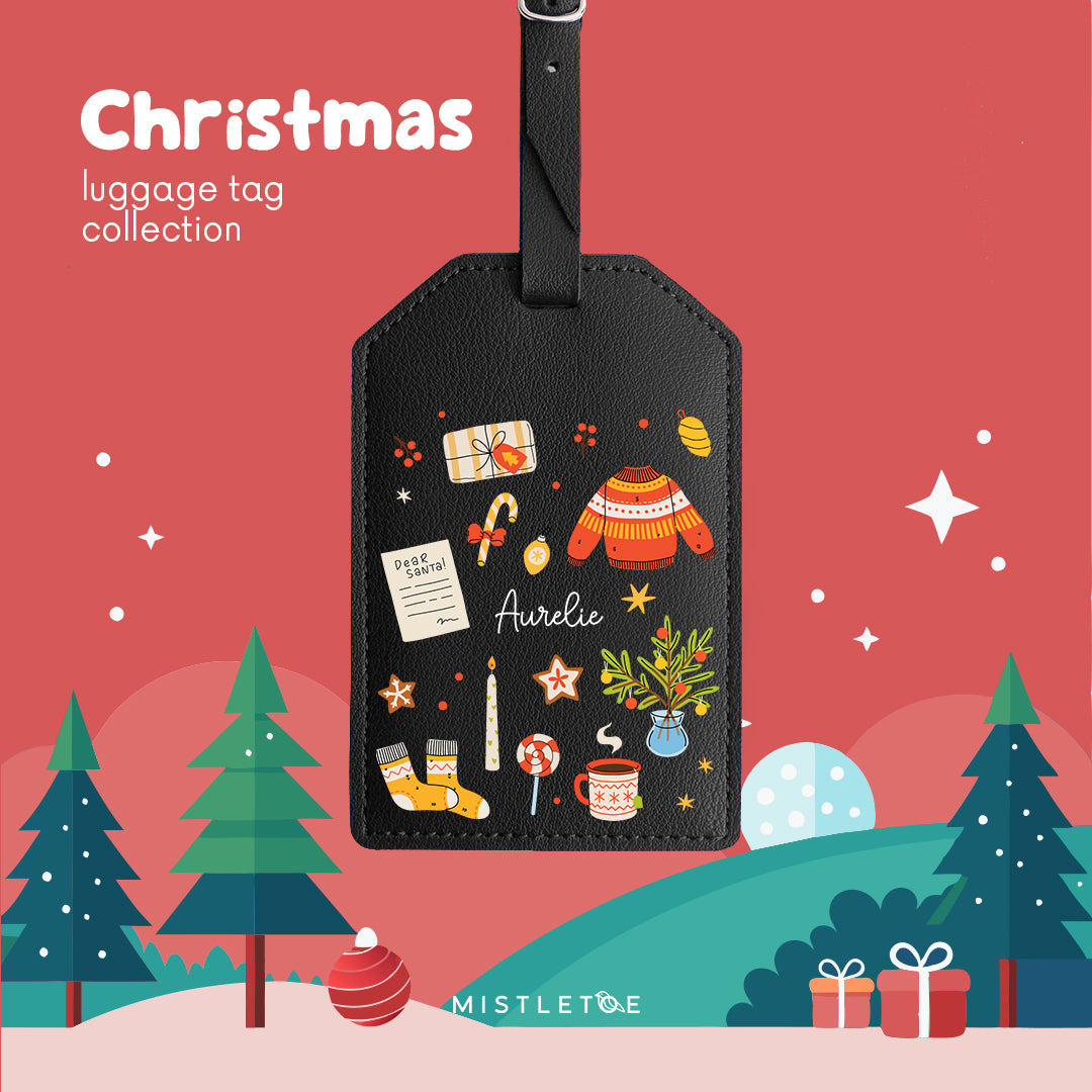 Winter Warmth - Luggage Tag