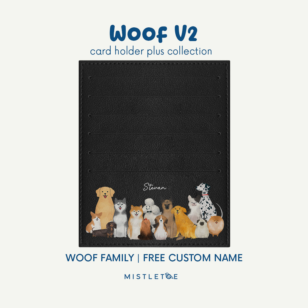 Woof Family - Card Holder Plus