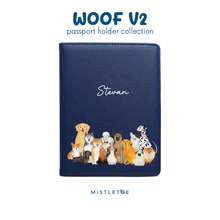 Muat gambar ke penampil Galeri, Woof Family - Passport Holder
