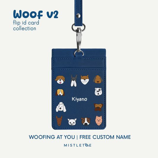 Woofing at You - Flip ID Card | Lanyard