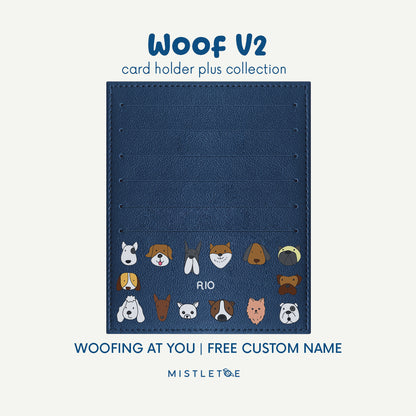 Woofing at You - Card Holder Plus