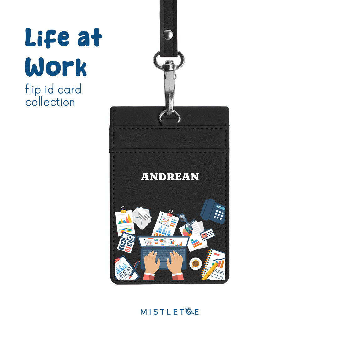 Work Grid - Flip ID Card | Lanyard