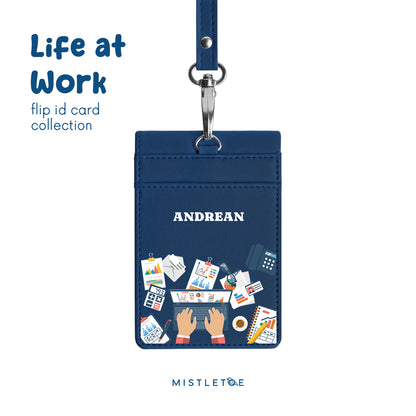 Work Grid - Flip ID Card | Lanyard