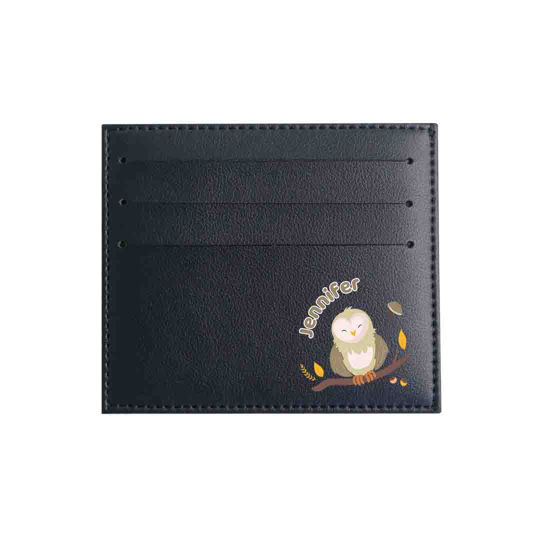 Sleepy Owl - Card Holder
